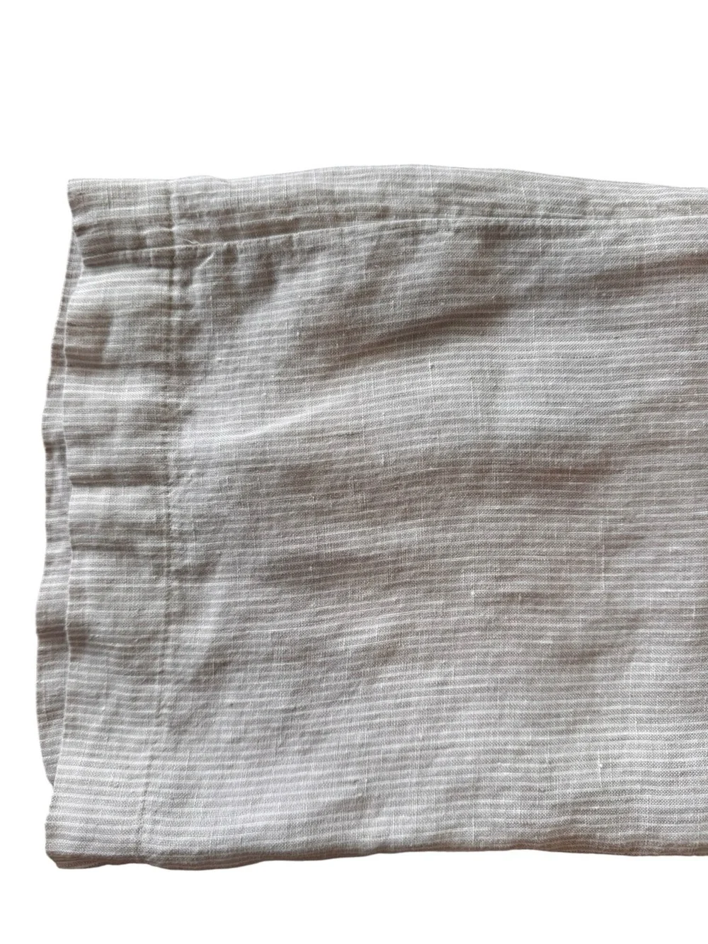 Banana Republic Linen Blend Wide Leg Pants 12 Ivory Stripe Coastal Trouser
